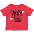 thumbnail image 3 of Inktastic Hello 1st Grade with Hearts and School Supplies Boys or Girls Toddler T-Shirt, 3 of 5