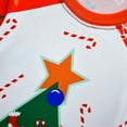 thumbnail image 5 of Boys Girls Christmas Pajamas Set Xmas Tree Sleepwear Long Sleeve Kids Pjs, 5 of 6