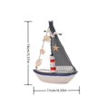 thumbnail image 3 of Adornos pequeños de velero de madera XOAIHY, regalo de graduación, modelo de velero para decorar el hogar, regalo único para todas las edades (no requiere ensamblaje), 3 of 4