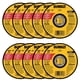 thumbnail image 1 of Disco de corte DEWALT DW8062 para amoladora angular de metal, 4.5 pulgadas, paquete de 10, 1 of 3