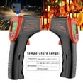 thumbnail image 4 of Termómetro infrarrojo, pistola láser digital sin contacto para medir la temperatura, de -58 °F a 1112 °F (-50 °C a 600 °C), con pantalla LCD, color rojo, 4 of 6