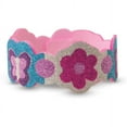thumbnail image 2 of Melissa & Doug Mess-Free Glitter Foam Bracelets Craft Kit (Makes 4 Bracelets), 2 of 3