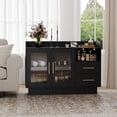 thumbnail image 3 of Wine Cabinet - Coffee Bar Station with LED Lights, 3 of 6