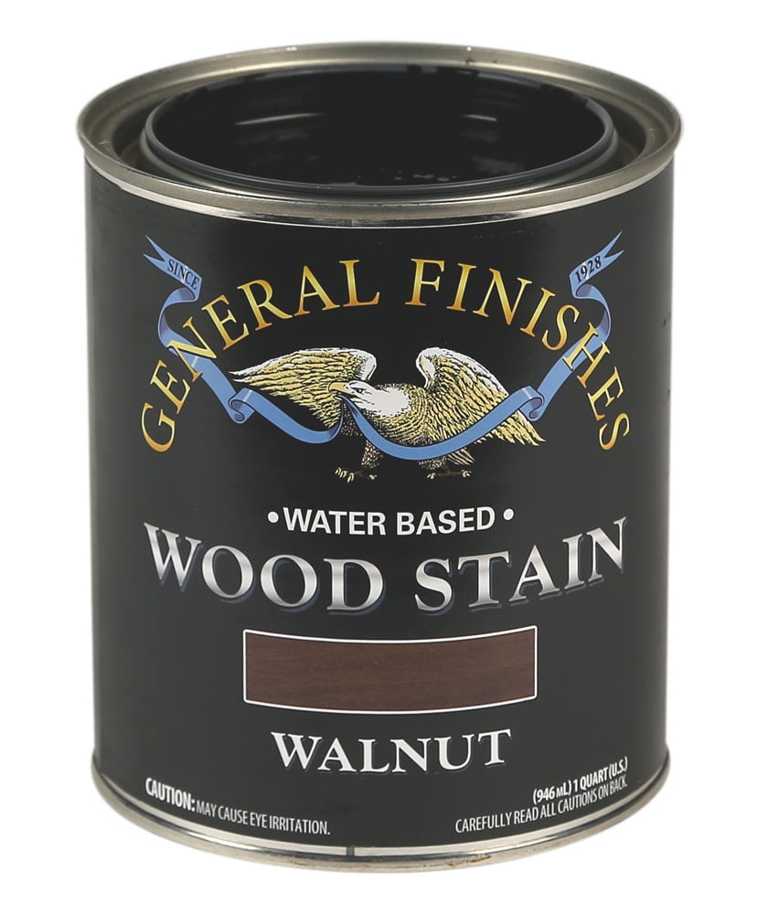 General Finishes Water Based Wood Walnut Stain, Pint