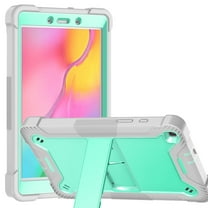 Dteck Case for Samsung Galaxy Tab A 8-inch SM-T290 T295 (2019 Released),3-Layers Multi-functional Case Shockproof Rubber Case Hybrid Hard Kickstand Protective Cover without Screen Protector,Green