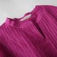 thumbnail image 4 of Puntoco Vestido Retro De Algodón Y Lino Con Cuello Redondo De Doble Capa Con Cordones En La Cintura, Vestido De Vacaciones De Viaje, Vestido De Manga Corta Con Cuello Redondo, Rojo Rosa Xxl, 4 of 7