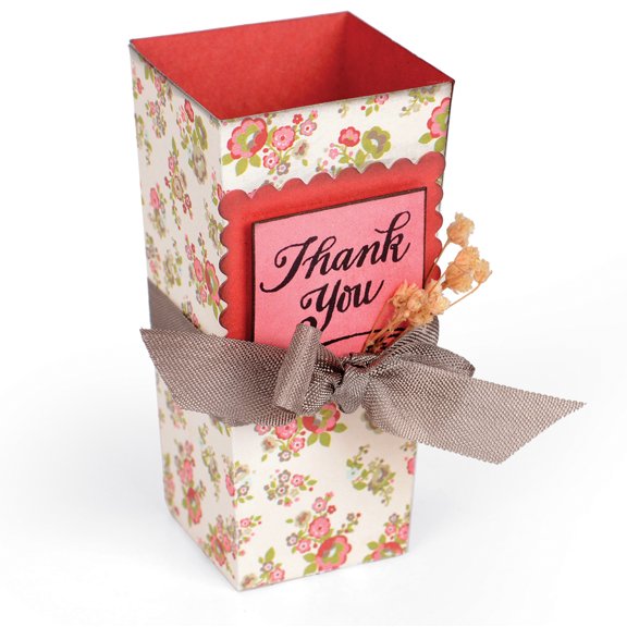 Sizzix Bigz Die By Brenda Walton-French Favor Box, Pk 1, Sizzix