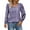 #034-Purple, variant on Craaazy Shirts For Women Square Collar Pullover Winter Daily Printed Loose Long Sleeve Puff Sleeve Tops Casual Stretchy Blouse Womens Tops