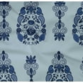 thumbnail image 4 of oneOone Organic Cotton Poplin Twill Fabric Leaves & Floral Ethnic Printed Fabric 1 Yard 42 Inches Wide, 4 of 4
