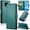 Green, variant on ETFAST Leather Phone Case Wallet With Card Holder Zipper For Redmi Note 9 Pro Max 9Pro 9S High Quality Leather Phone Case