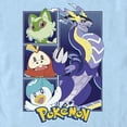thumbnail image 2 of Men's Pokemon Miraidon Group  Graphic Tee Light Blue 3X Large, 2 of 4