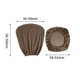 thumbnail image 3 of Housse de Chaise de Bureau Imperméable Universelle polyester Extensible Lavable Protecteur Café, 3 of 9