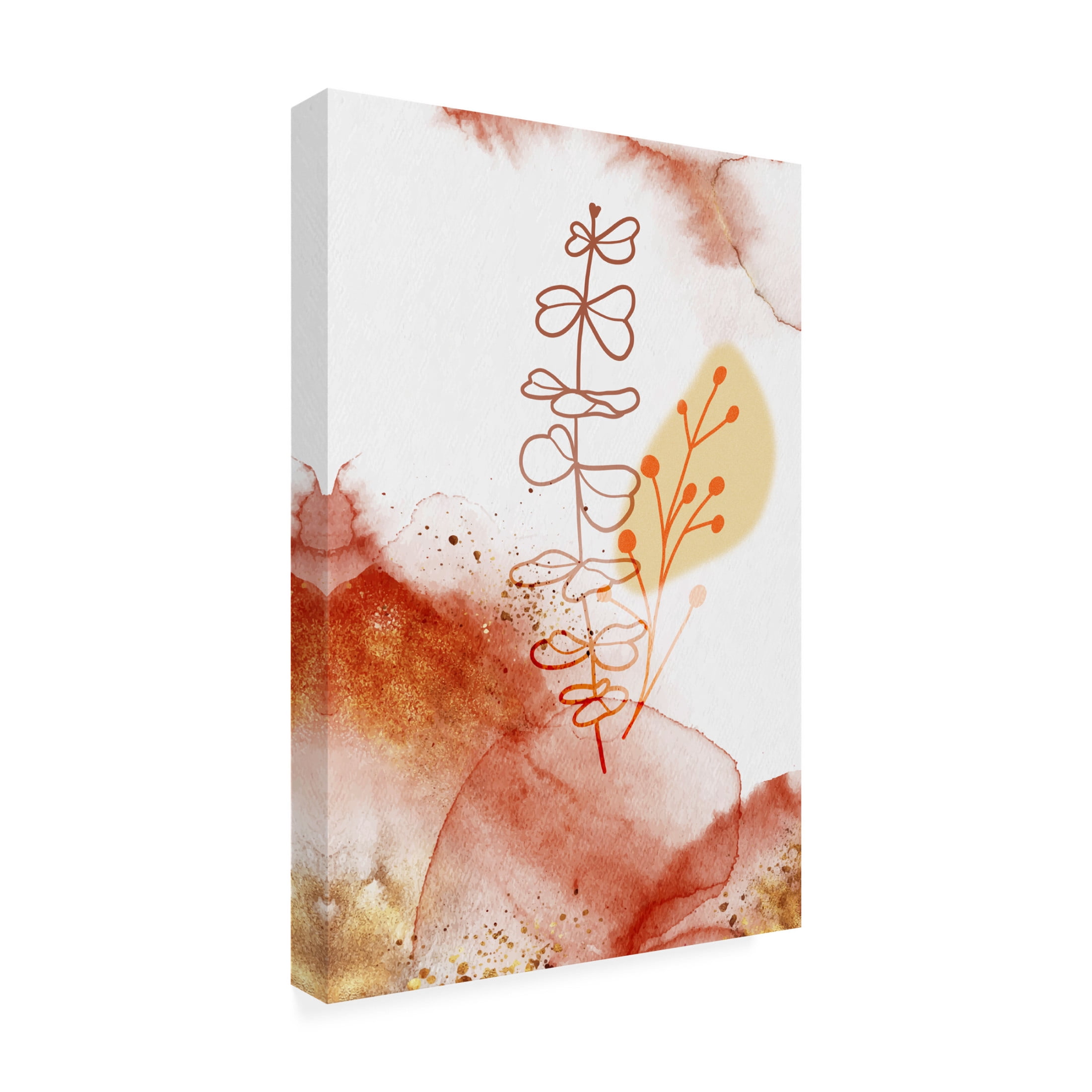 Trademark Fine Art Fadil Roze Aloxerry Canvas Wall Art
