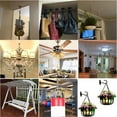 thumbnail image 2 of Youkk Plant Hook Coated Wall-mounted Flower Pot Hanger Rack with Screws Bronze, 2 of 6