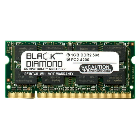 1GB Black Diamond Memory Module for IBM ThinkPad T Series T43 1875 DDR2 SO-DIMM 200pin PC2-4200 533MHz