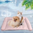 thumbnail image 2 of Xihbxyly Tapete de Hielo para Mascotas, Cama Refrescante, Suave y Cómoda, Almohadilla de Tela Transpirable y Fresca, Tecnología Que Absorbe El Sudor para Siestas Acogedoras, Ideal para Perros y Gatos, 2 of 6