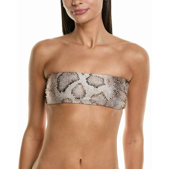 Mara Hoffman womens  Abigail Bikini Top, s, Brown