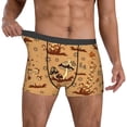 thumbnail image 2 of Kdxio Men's Boxer Briefs with Brown Mushrooms Print - Comfortable and Breathable Underwear for Everyday Wear, 2 of 7