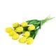 thumbnail image 1 of Bearachild 10X flor artificial PU Real simulación flores falsas ramo flores boda decorativo vivo para fiesta Decoración Amarillo, 1 of 6