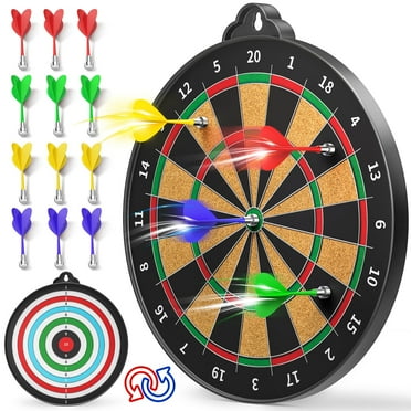 Magnetic Dart Board - 12pcs Magnetic Darts- Excellent Indoor Game and Party Games- Gifts for 5-12 Year Old Boy Kids