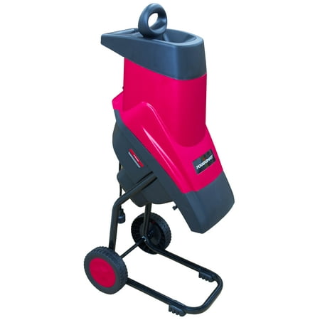 PowerSmart PS10 15 Amp 120V Corded Electric Wood Chipper, Shredder, and Mulcher