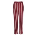 thumbnail image 2 of Pantalones de verano casuales a rayas para mujer Pantalones de pierna recta Sunnimix pantalones casuales de verano mujeres, 2 of 8