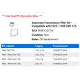 thumbnail image 2 of Automatic Transmission Filter Kit - Compatible with 1982 - 1984 GMC S15 1983, 2 of 2