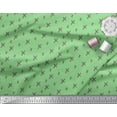 thumbnail image 2 of Soimoi Green Cotton Voile Fabric Cross Sign Brush Stroke Fabric Prints By Yard 42 Inch Wide, 2 of 3