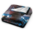 thumbnail image 2 of Jj Star Maybank Throw Blanket Ultra Soft Lightweight Throws Flannel Warm Blanket for Couch Bed All Seasons 40"X30", 2 of 5