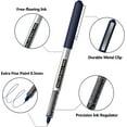 thumbnail image 7 of RollerBall Pens, Shuttle Art 25 Pack Blue Fine Point Roller Ball Pens, 0.5mm Liquid Ink Pens for Writing Journaling Taking Notes Office, 7 of 7