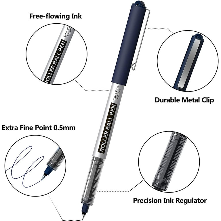Shuttle Art Rollerball Pens, 25-Pack Blue Fine Point photo 7