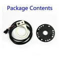 thumbnail image 1 of MYG for Electric Bicycle Pedal PAS Assistant Sensor 8 Magnets Speed Sensor for E-Bike Cycling Accessory Alloy Material 100cm Line Length SM-3A Compatible, 1 of 10