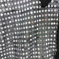 thumbnail image 5 of Men's Long Sleeve Sequin Shirt - Lapel 70s Disco Party Wear, Polyester, Printed Design, M-XXXL Sizes, Trendy for Nightclub/Casual Events, 5 of 7