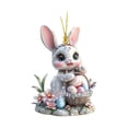 thumbnail image 6 of 9PCS Easter Wooden Hanging Ornaments Easter Decorative Pendant Birthday Party Hanging Pendant for Festival Decoration Home Decor Holiday Party Supplies, 6 of 7