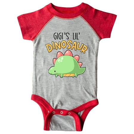 

Inktastic Gigi s Lil Dinosaur with Cute Stegosaurus Gift Baby Boy or Baby Girl Bodysuit