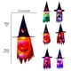 thumbnail image 3 of Cadena decorativa para árboles, porches y patios Luces LED con forma de sombrero de bruja y fantasma espeluznante para Halloween, 3 of 8