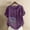 Purple, variant on Women Cotton Blend Crew Neck Short Sleeve Basic Tunic Tee Shirts Tops Blouse Navy XL