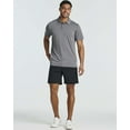thumbnail image 6 of Real Essentials 3 Pack: Men's Dry-Fit Short Sleeve Polo Shirt - Performance Golf Moisture Wicking (Available In Big & Tall), 6 of 6