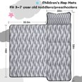 thumbnail image 5 of Gray Christmas Tree Pattern Toddler Nap Mats for Kids Preschool,59"x22" Sleeping Mat Bag or Kids,Toddler Sleeping Bag,Toddler Nap Mat or Daycare, 5 of 6