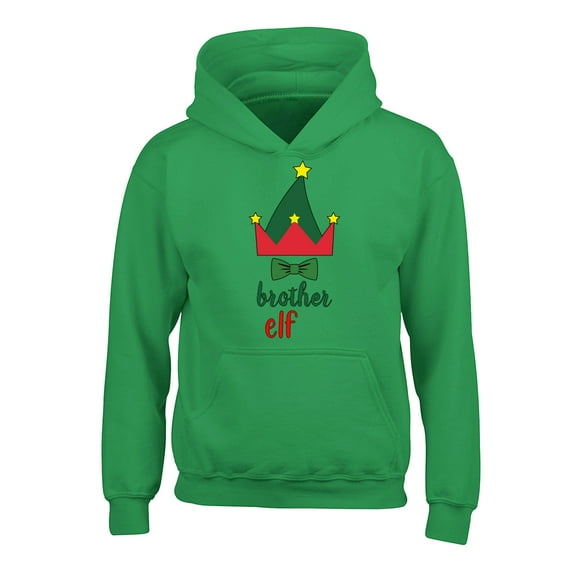 Awkward Styles Christmas Hoodies for Kids Youth Brother Xmas Elf Sweatshirt