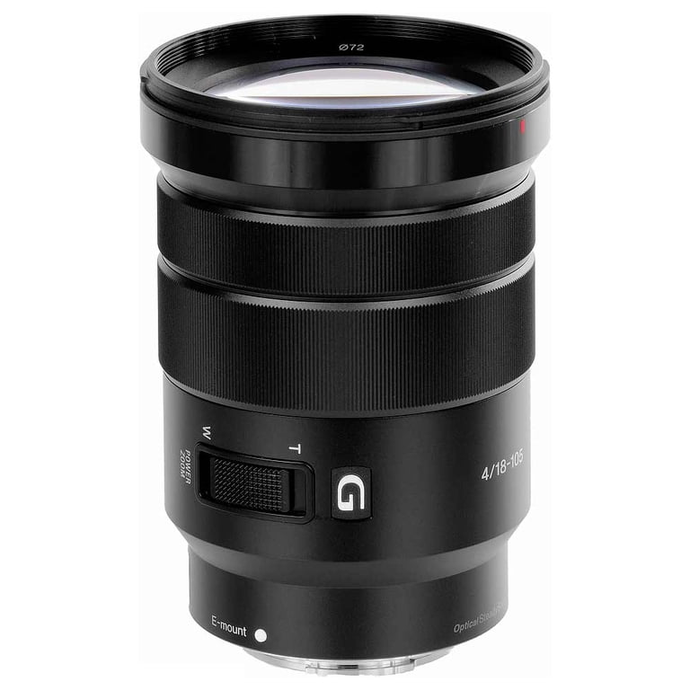 Sony E PZ 18-105mm f/4 G OSS Lens + UV Filter+ + Hood + Lens Pouch