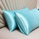 thumbnail image 4 of 1 Uds Fundas De Almohada De Satén, Cremallera Invisible Ultra Suave Mejora La Calidad Del Sueño, Juego De Funda De Almohada De Satén Suave Transpirable Muyoka Hogar, 4 of 7