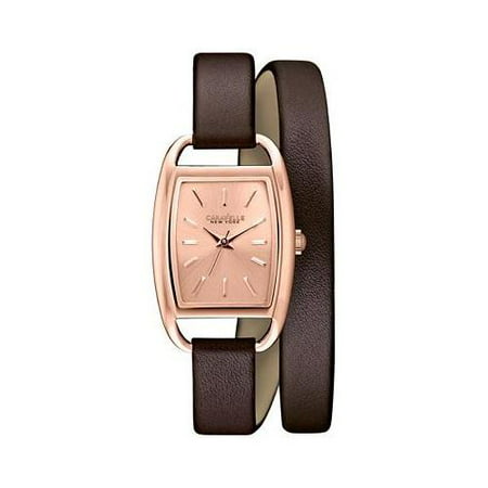 Caravelle New York Women's 44L124 Analog Display Japanese Quartz Brown Watch