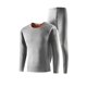 thumbnail image 2 of Conjuntos de ropa interior térmica para hombre, jersey liso informal de manga larga, alta elasticidad, ropa interior y pantalones abrigados, traje para hombre, camisetas y pantalones de poliéster., 2 of 4