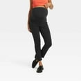 thumbnail image 2 of Over Belly Ponte Skinny Maternity Pants - Ingrid & Isabel Maternity, Black, Size XL, 2 of 5