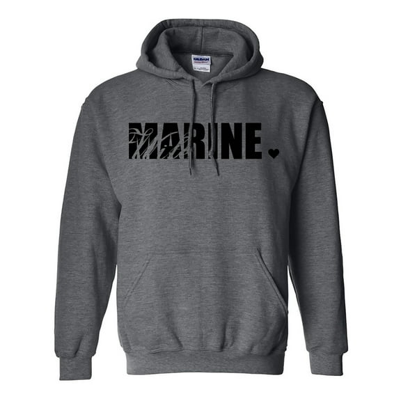 Marine Wife Hooded Sweatshirt
