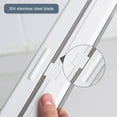 thumbnail image 5 of ZHaobin Kitchen Storage Plastic Wrap Dispenser Fixing Foil Cling Film Cutter Food Wrap Organizer Holder Case Kitchen Accessories (1PCS White), 5 of 7