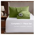thumbnail image 2 of Twin XL Sheets Set - 3 Piece Twin XL Bed Sheets, Deep Pocket, Hotel Luxury, Extra Soft, Breathable and Cooling, Calla Green Twin XL Sheet Set, 2 of 9