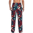 thumbnail image 3 of Xecao Geometric Elements Men's Straight Lounge Pajama Pants: The Ultimate in Comfortable Sleepwear, 3 of 9