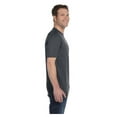 thumbnail image 2 of ANVIL 780 Adult Midweight Ringspun T-Shirt Heather Dark Grey S, 2 of 3